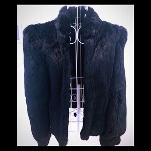 Fur coat short
